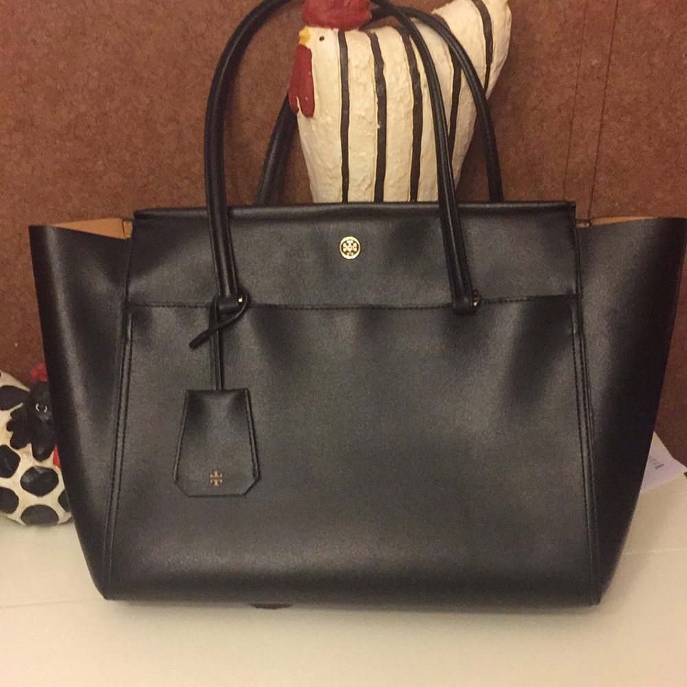 Tory Burch Black Tote Bag